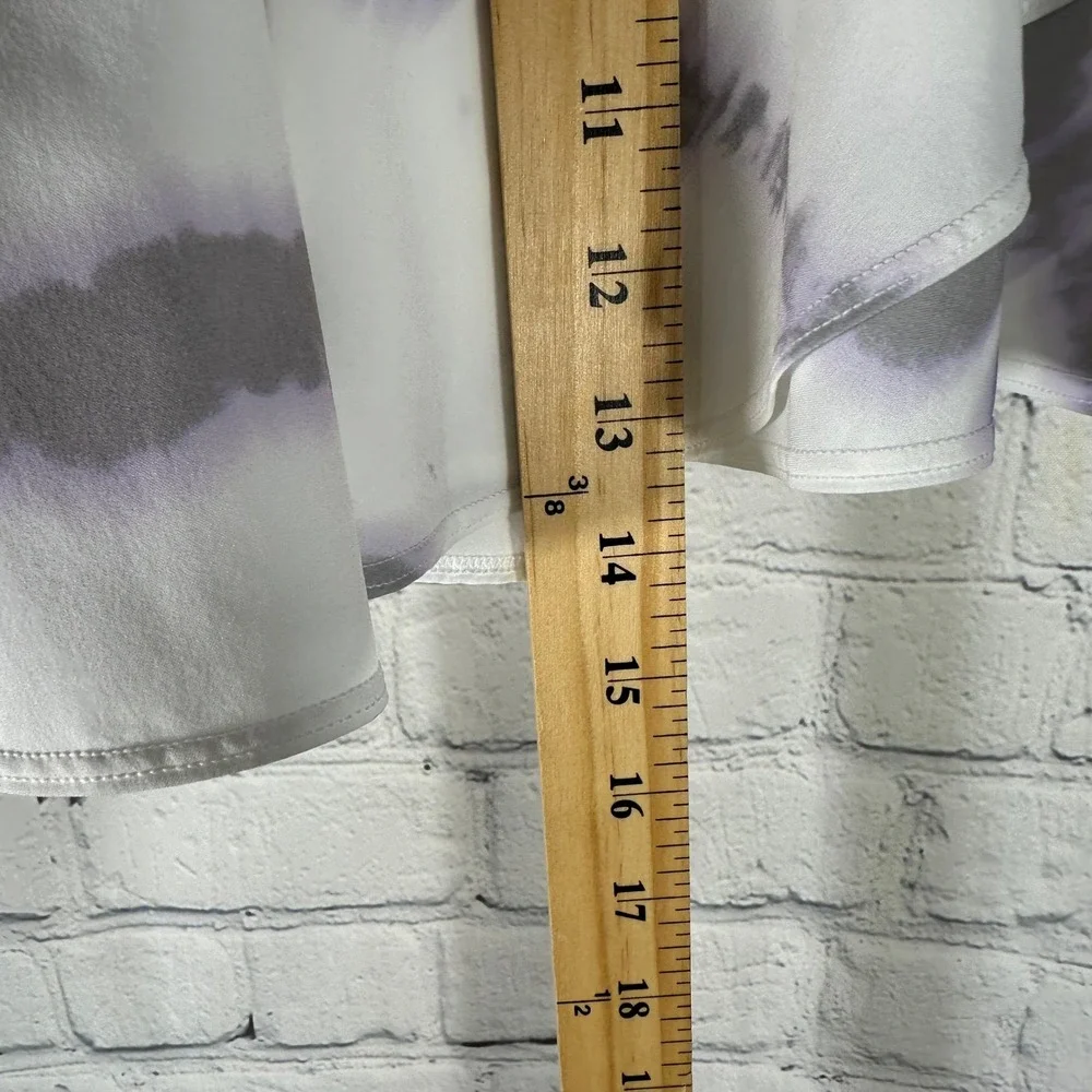 Lululemon Court Rival High-Rise‎ Skirt Tie Dye White Purple Skort Size 4